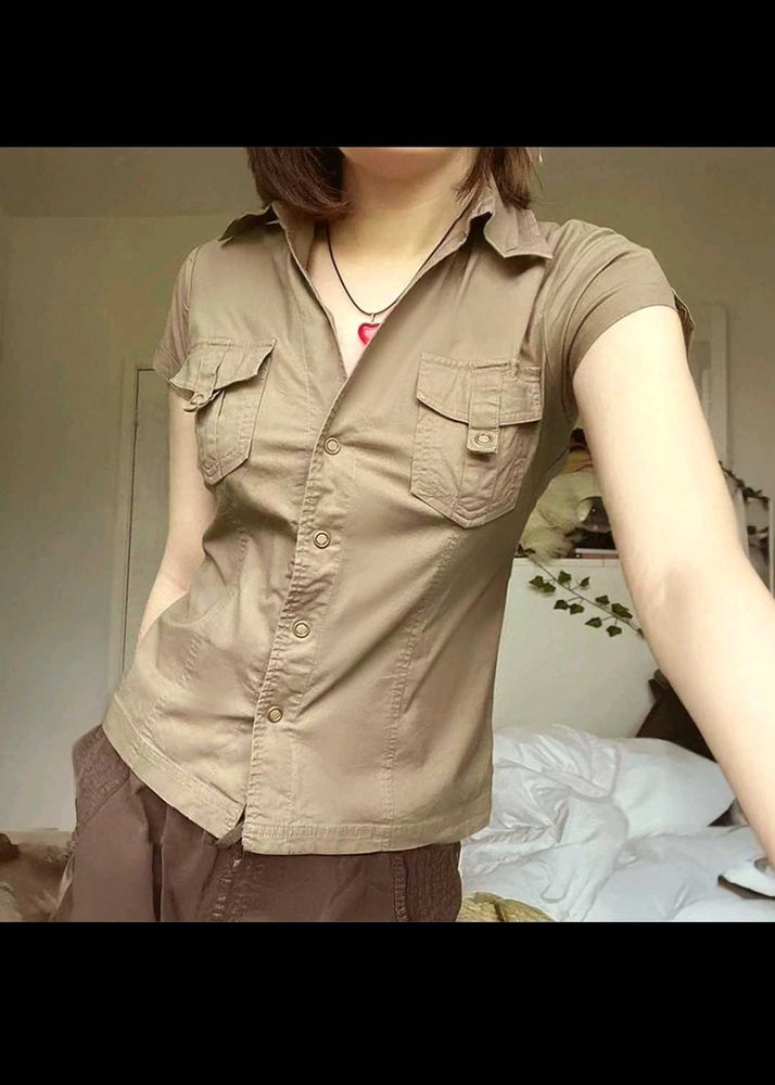 Khaki Utility Shirt