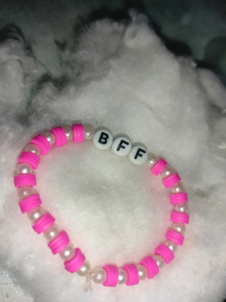 BFF and forever Beaded Bracelet