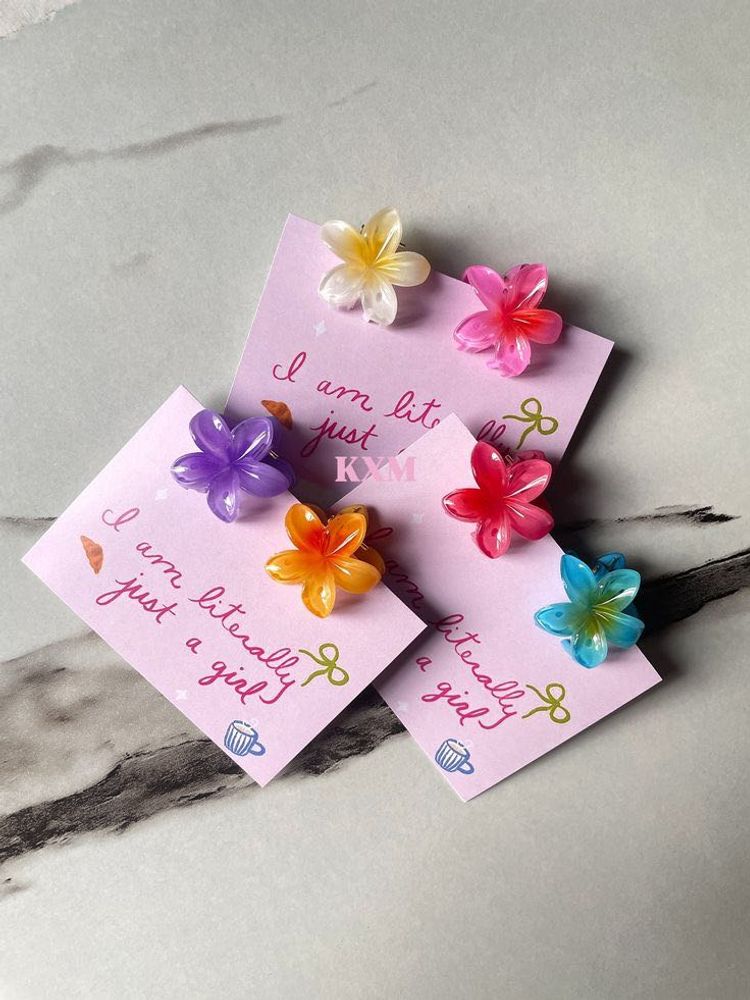 korean mini flower clutches