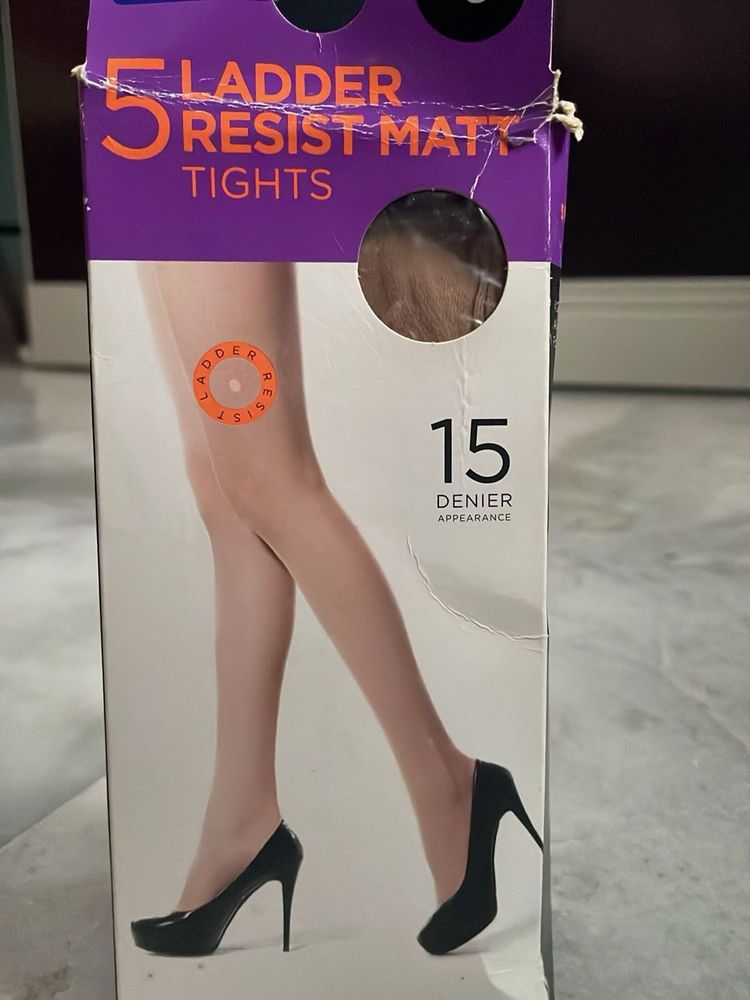Ladder Resist Matte Tights - Size S