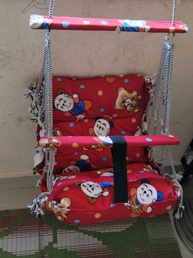 Baby Swing with Cartoon Print