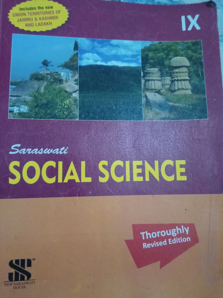 Saraswati Social Science  Cbse Class 9 Book