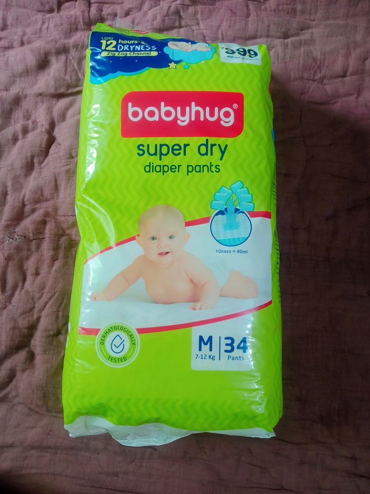 Babyhug Super Dry Diaper Pants M Size