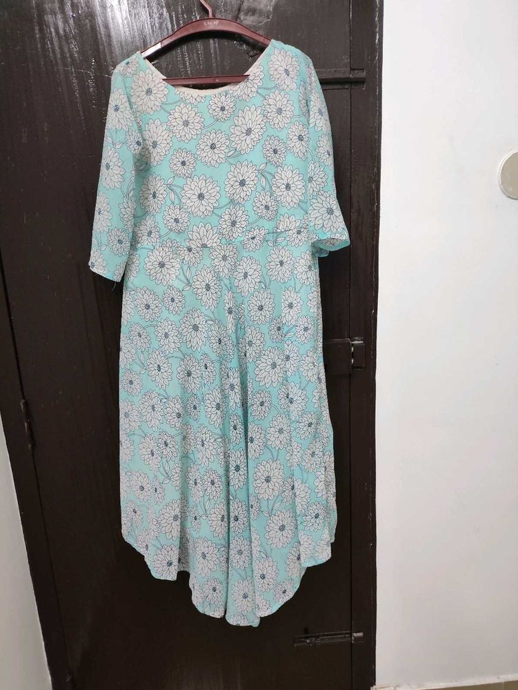 Floral Print Dress 🩵