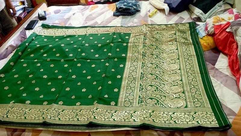 Brand New Unused Silk Woven Banarasi Saree