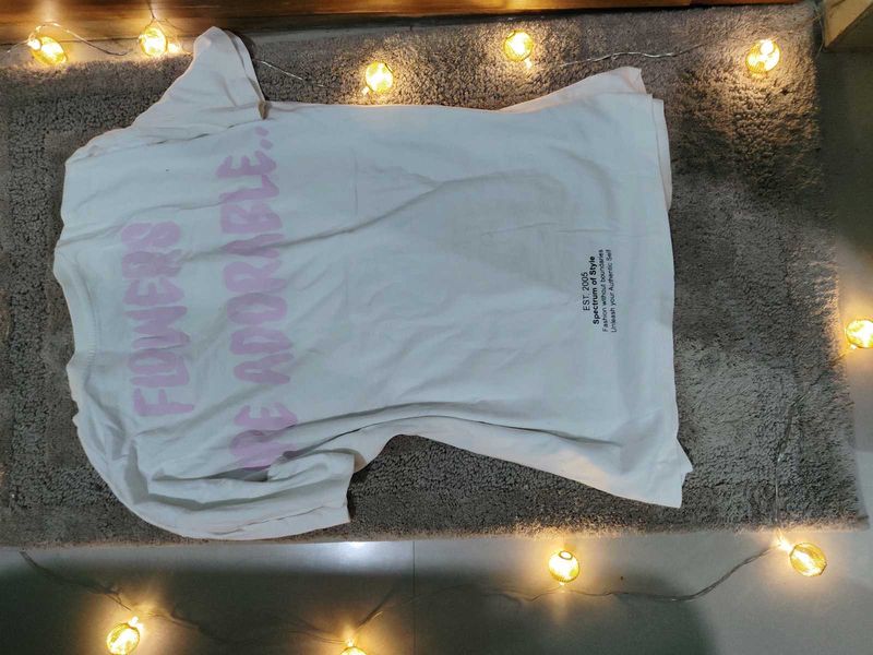 Flowers are Adorable White Tee
