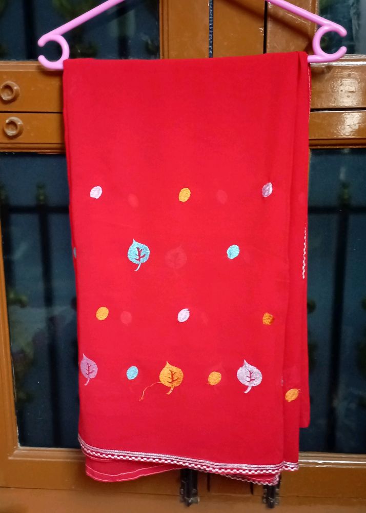Red Saree