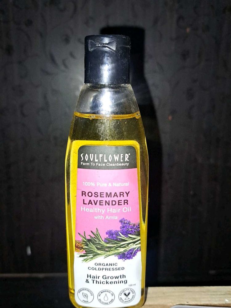 Soulflower Rosemary Lavender Hair Oil