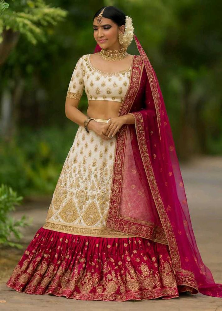 Elegant Embroidered Lehenga With Velvet Border