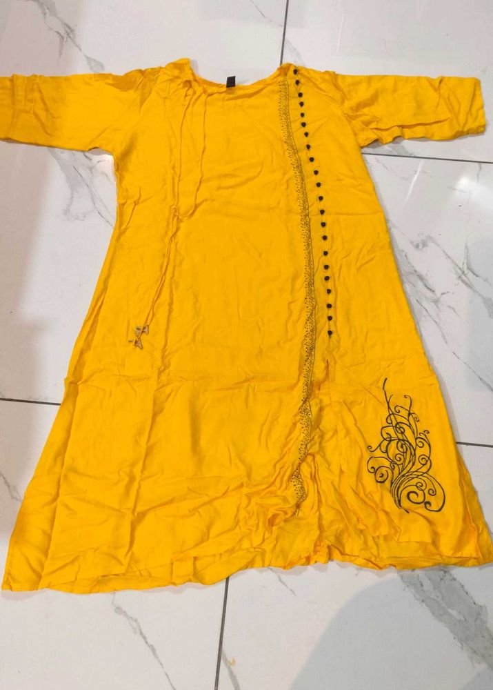 Yellow Kurta