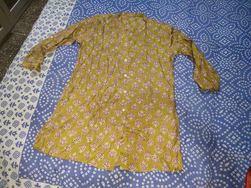 Women Summer Printed Kurta Short Top