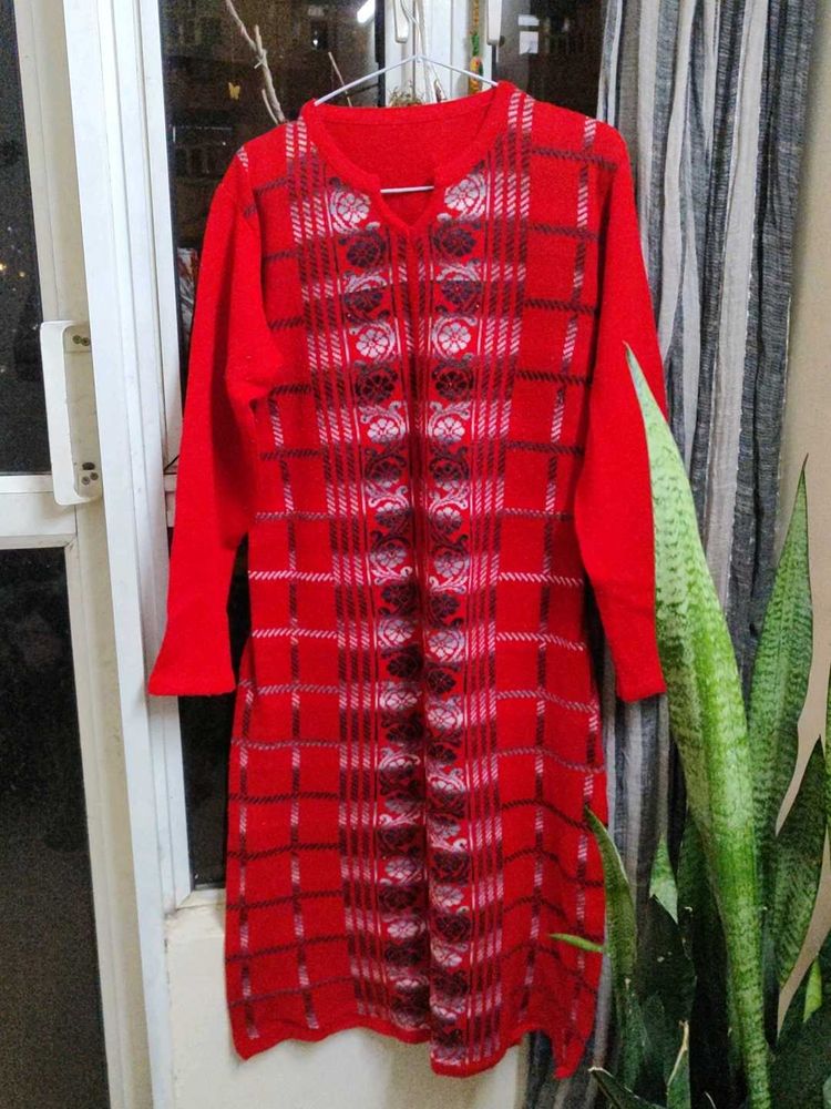 woolen kurta handmade