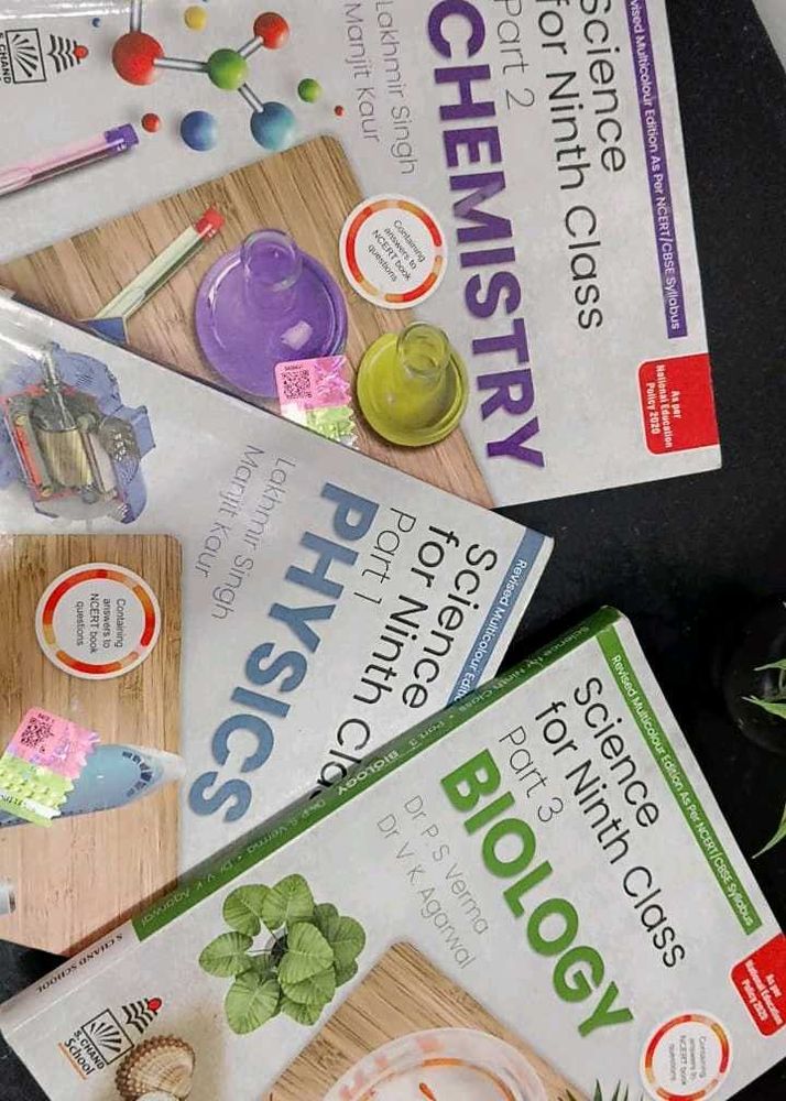 Set Of All Three Science Reference Books