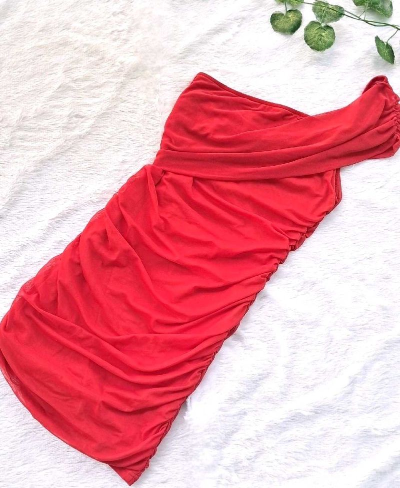 Urbanic red bodycon dress