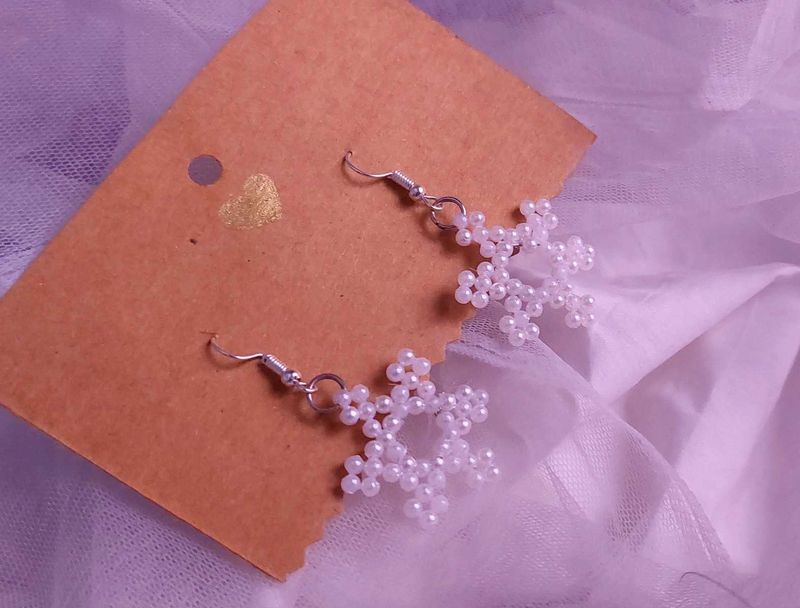 Handmade Snowflake Earring