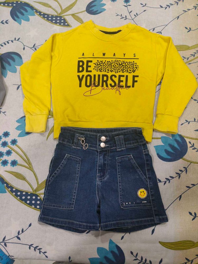 Zudio T Shirt With Love Kins Pant