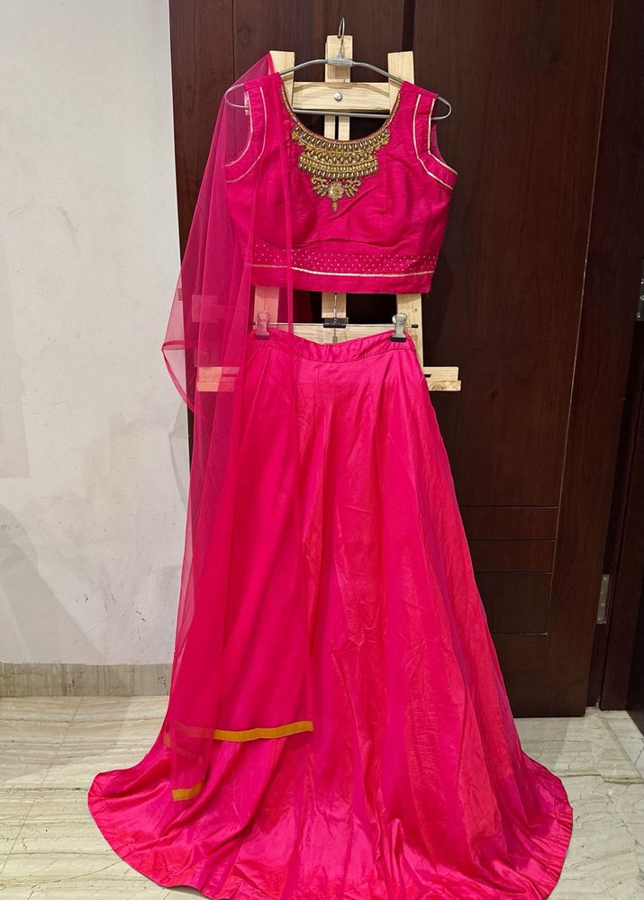 New Pink Lehenga Choli Set