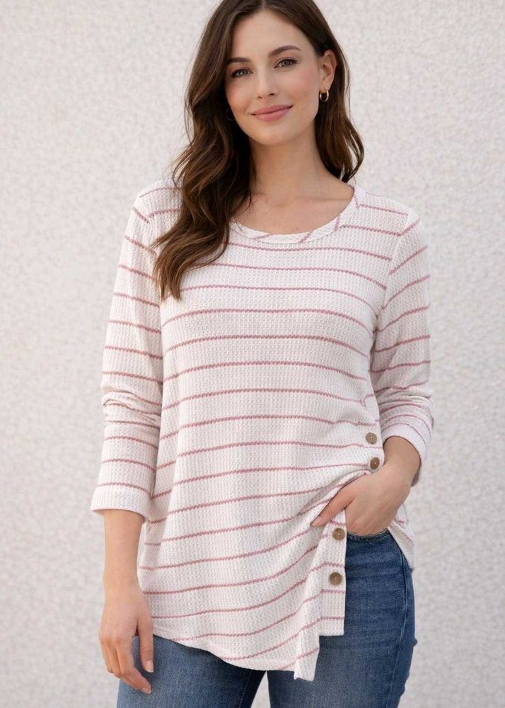 Striped Long Sleeve Top
