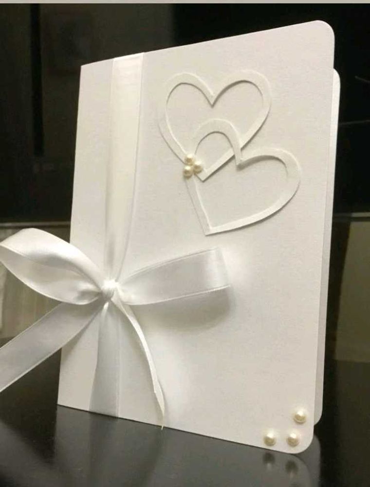 Elegant Handmade Heart Card