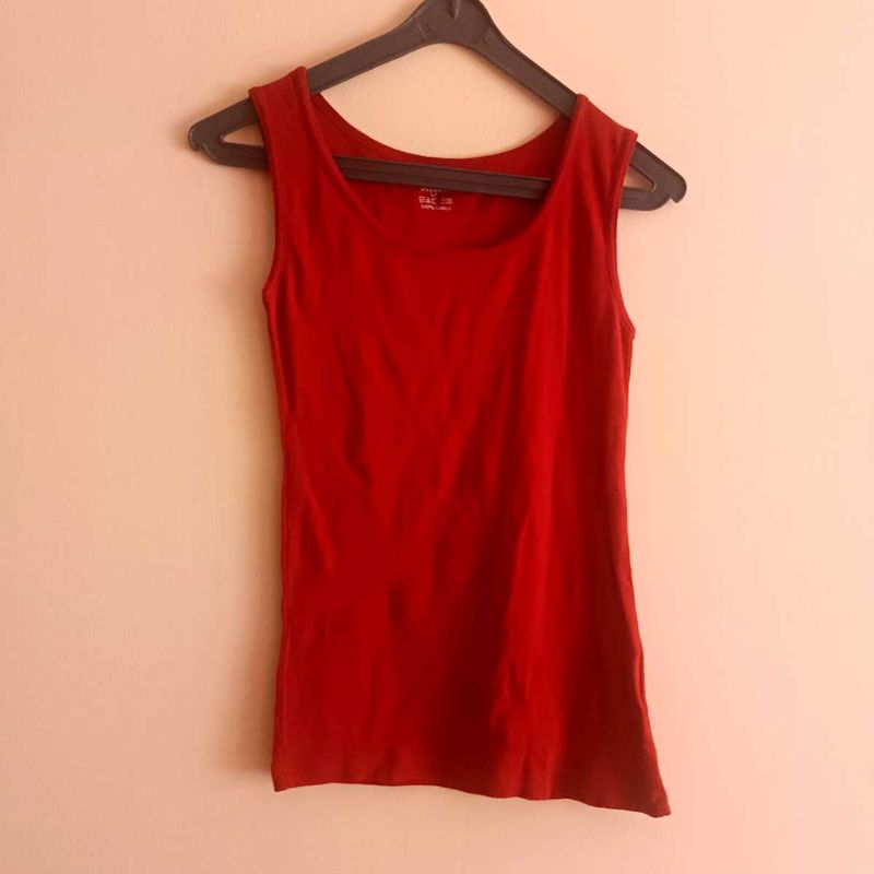 Red Tank Top - Casual Style