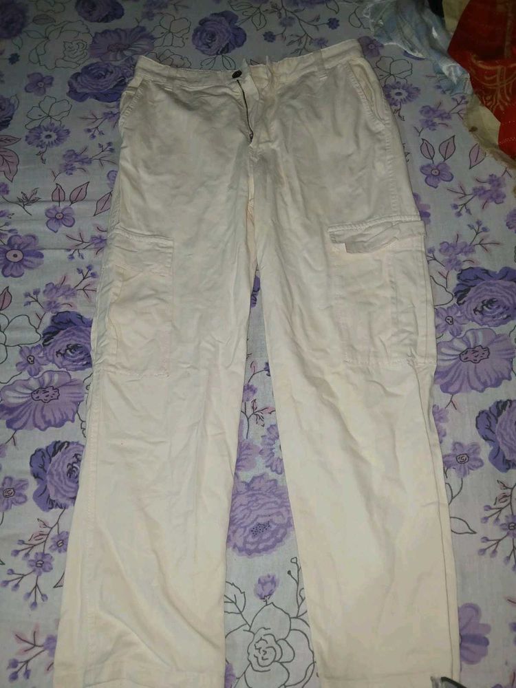 beige Cargo Pant