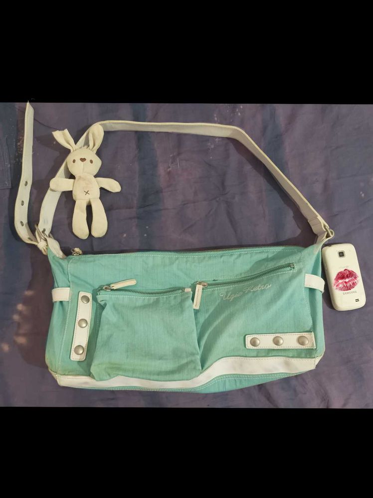 Pastel Teal Shoulder Bag