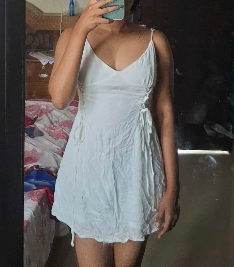 White Mini Dress - Casual &amp; Chic