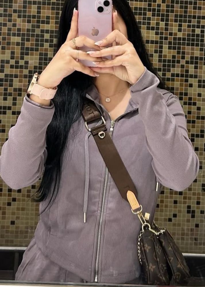 Lavender Hoodie with Zipper &amp; pant