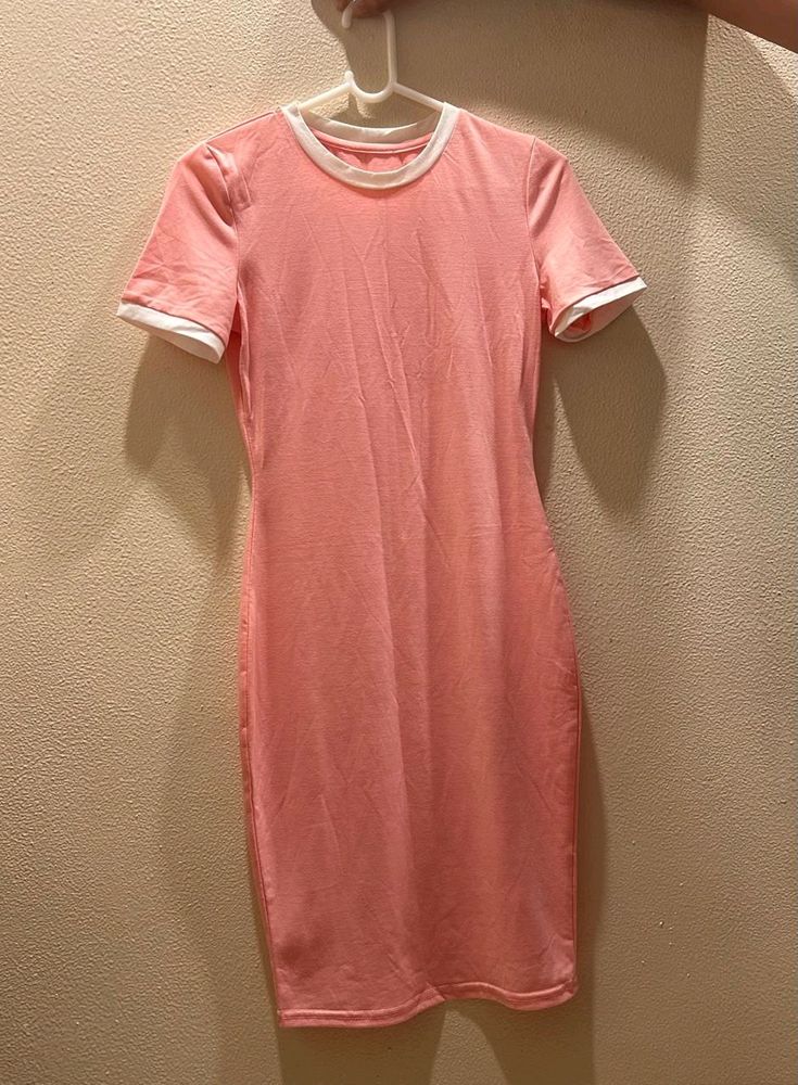 Pink T-Shirt Dress