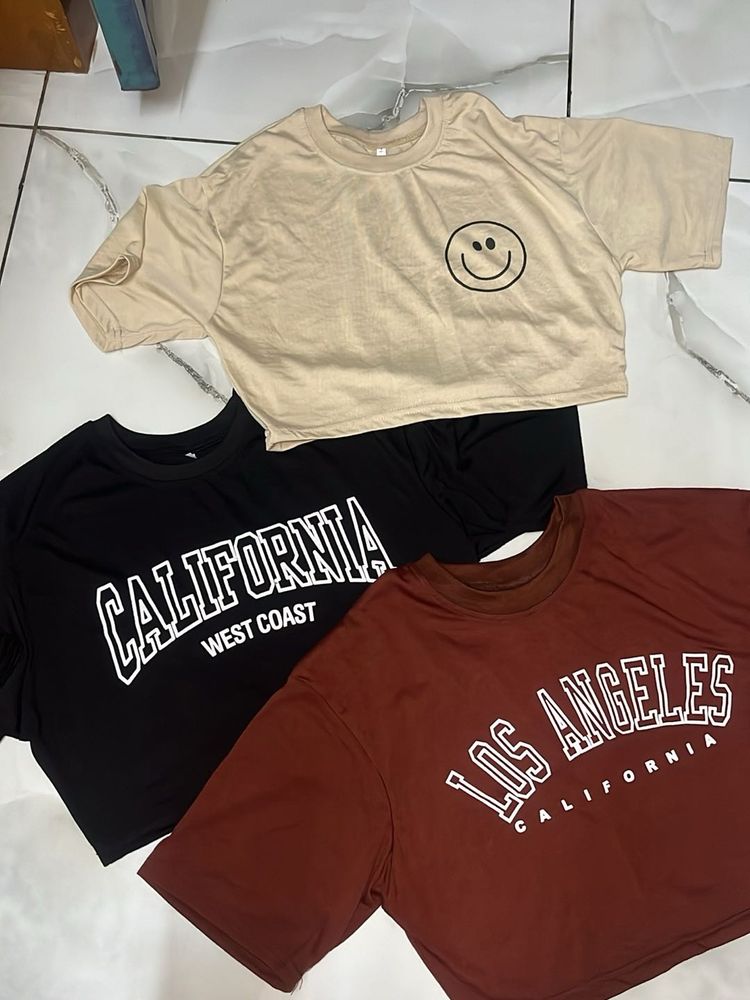 Trendy Graphic Crop Top Bundle