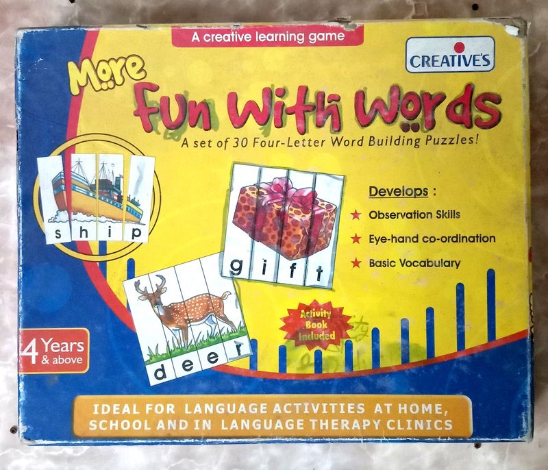 Four Letter Word Building Puzzel