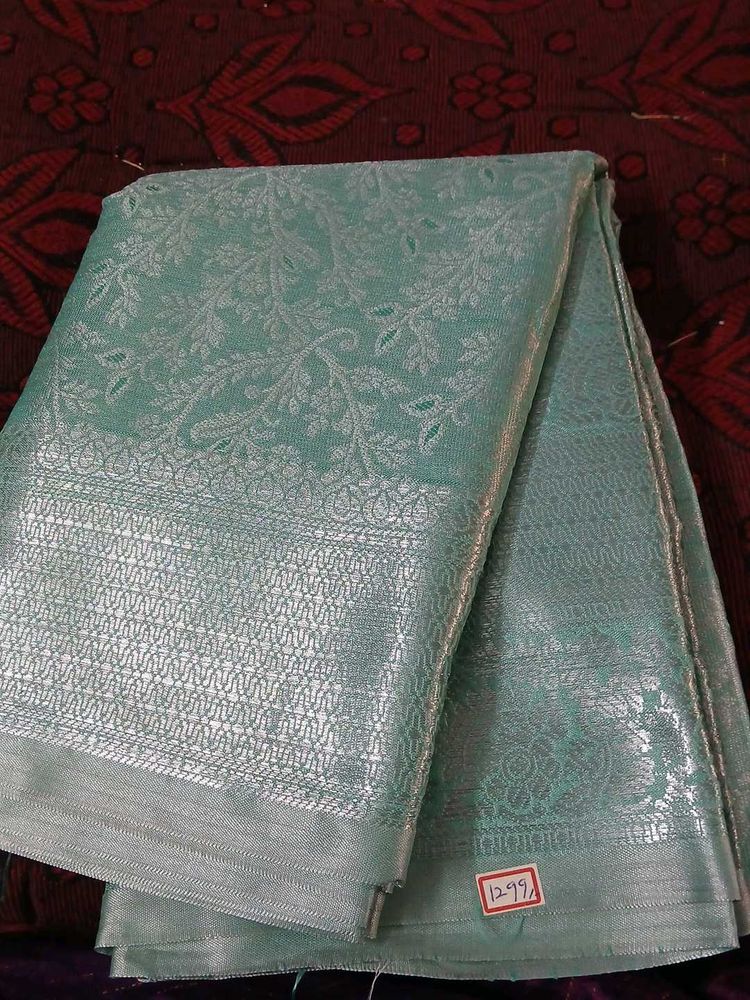 Elegant Teal Saree