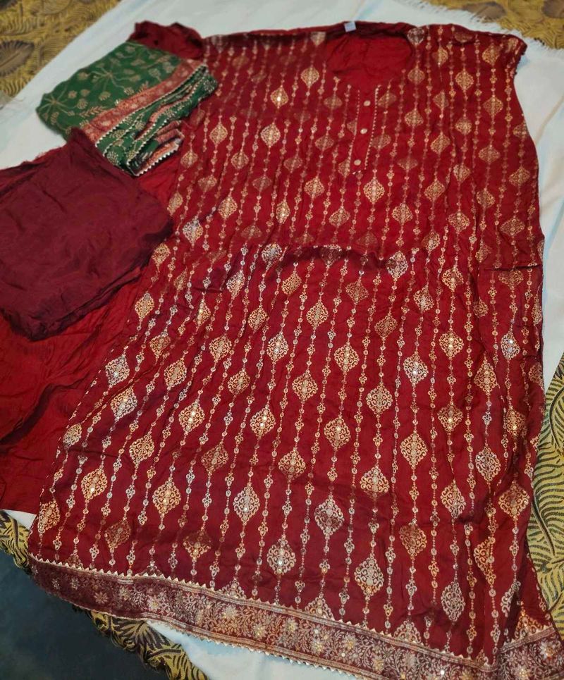 Heavy wedding unstitched suit
