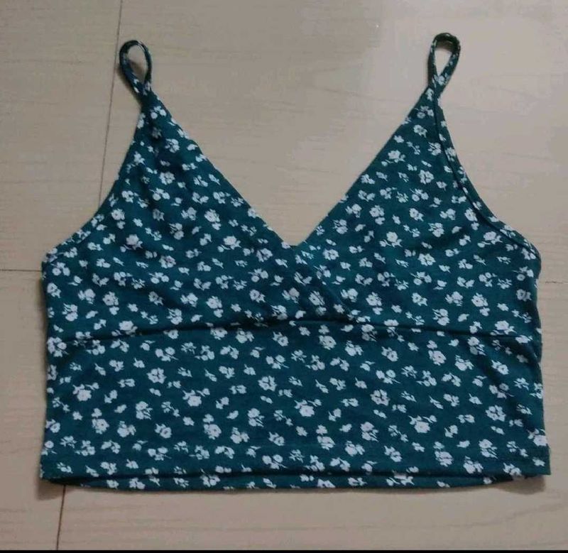 Floral Cami Crop Top