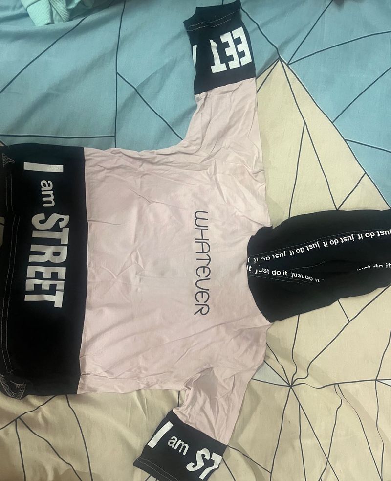 Pink Hoodie Top