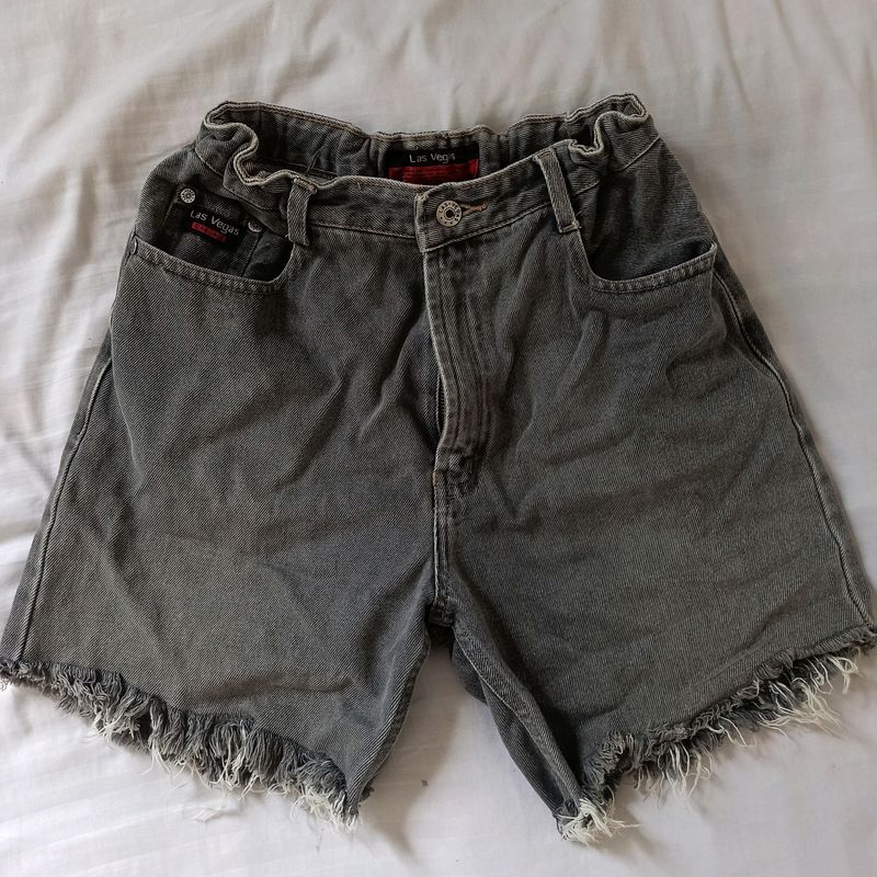 Vintage High Waist Jeans Shorts