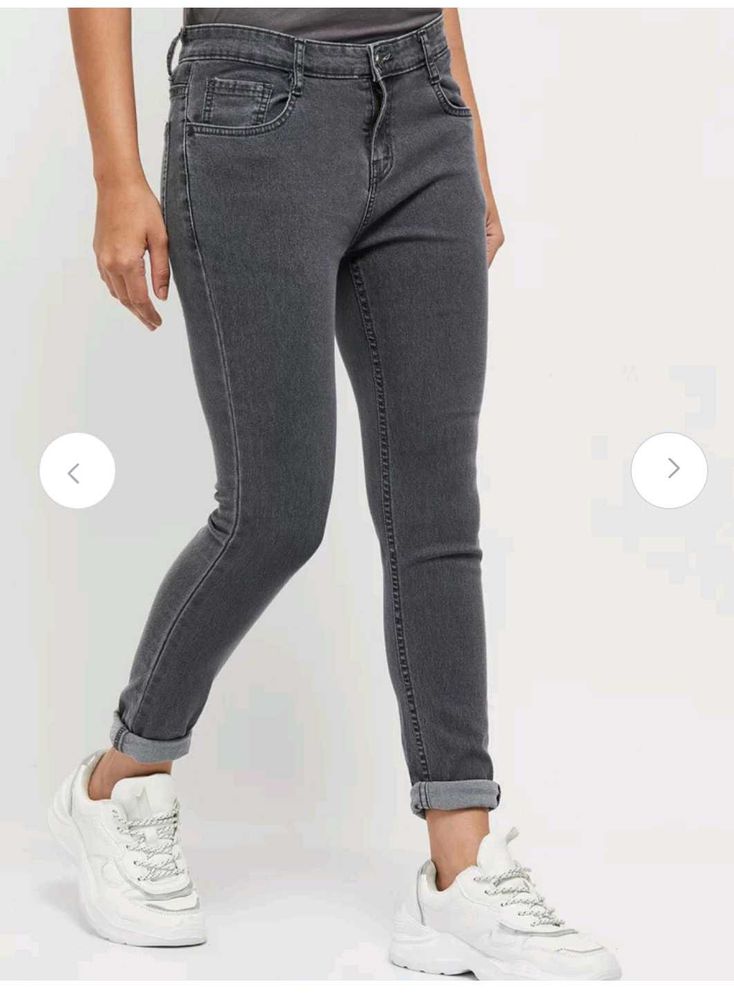 MAX GREY SKINNY JEANS