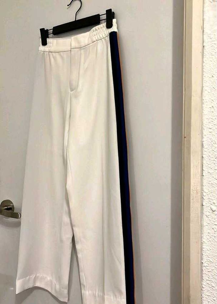 Zara White Wide Leg Pants