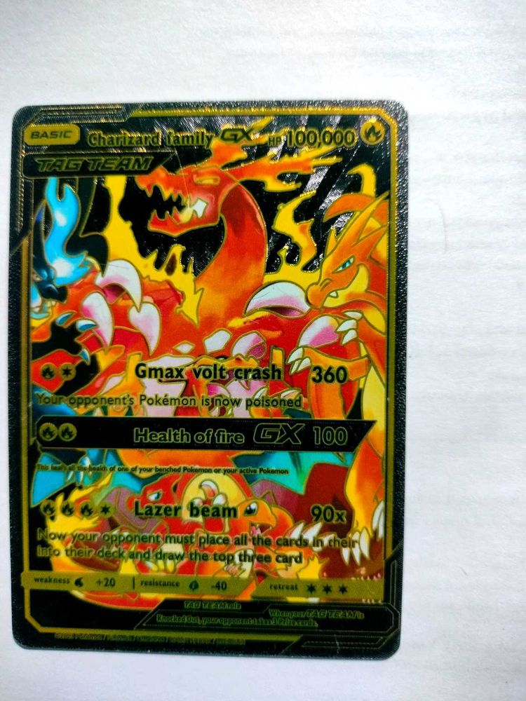 Charizard Family GX - Rare Pokemon Card