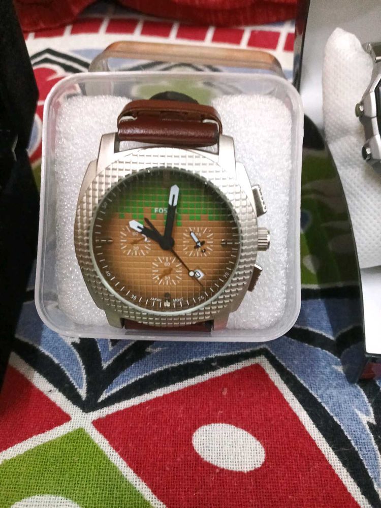 Fossil Brown Leather Watch