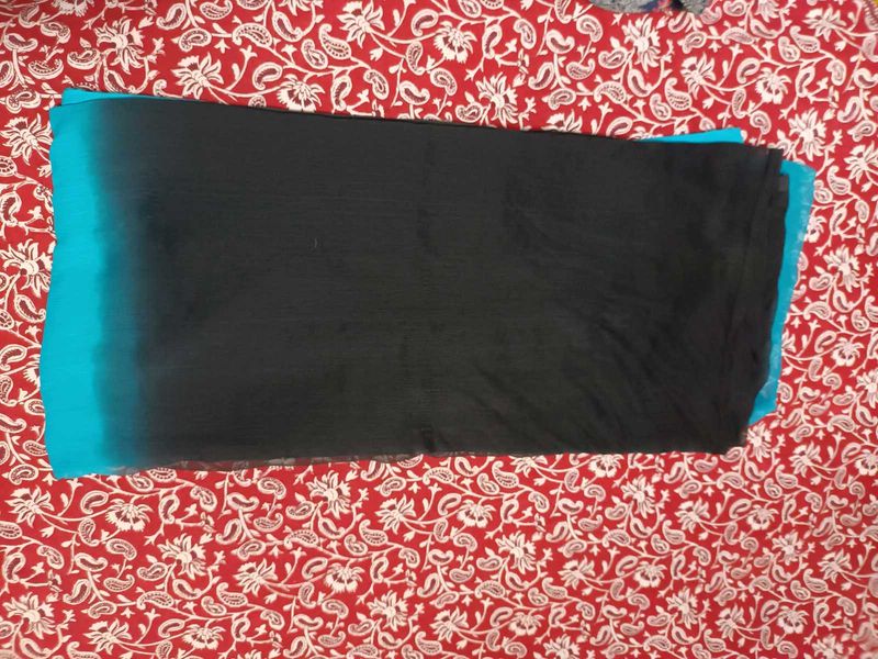 Black And Ferozi Duptta