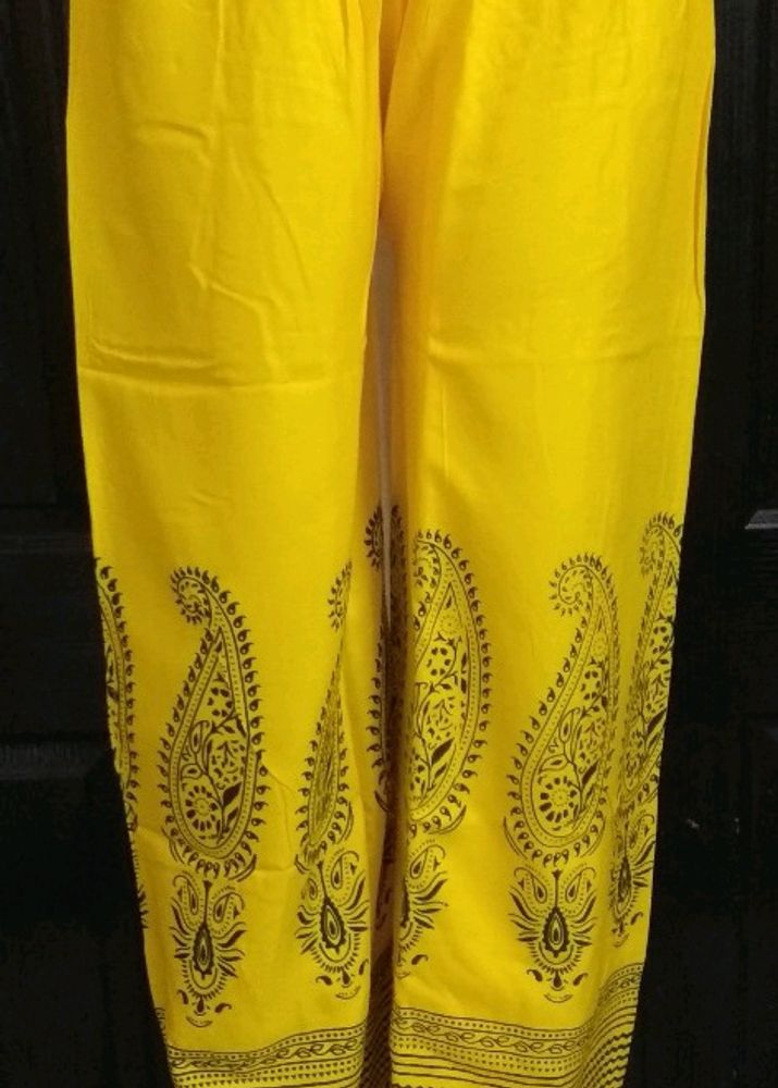 Rayon Printed Palazoo For Girls And Women&#39;s