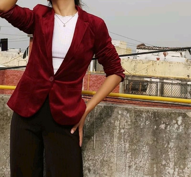 Velvet Blazer