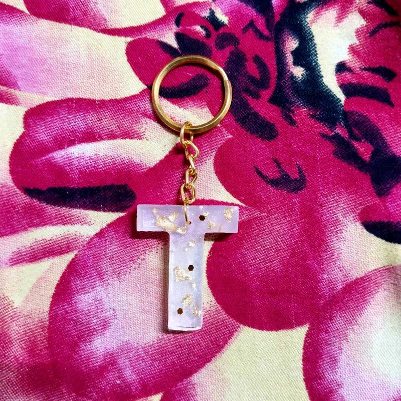 Letter &#39;T&#39; Keychain
