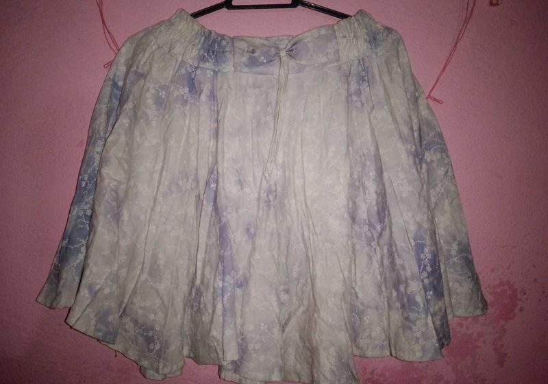 360° flared cottan skirt . knee length