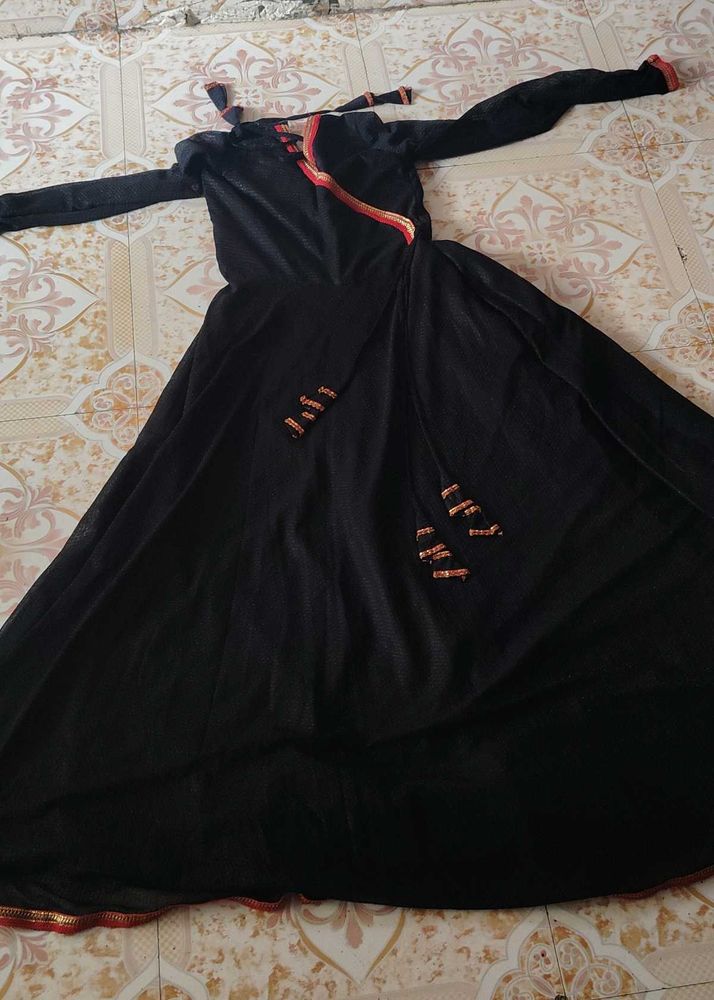 Elegant Black Ethnic Gown