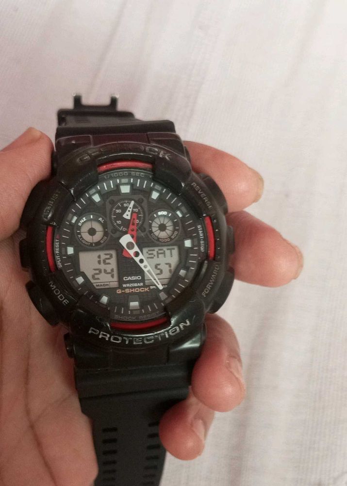 CASIO Gshock ORIGNAL GA-100 Digi-Analog Mens Watch