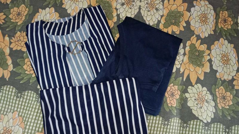 Striped Top &amp; Bottom Set