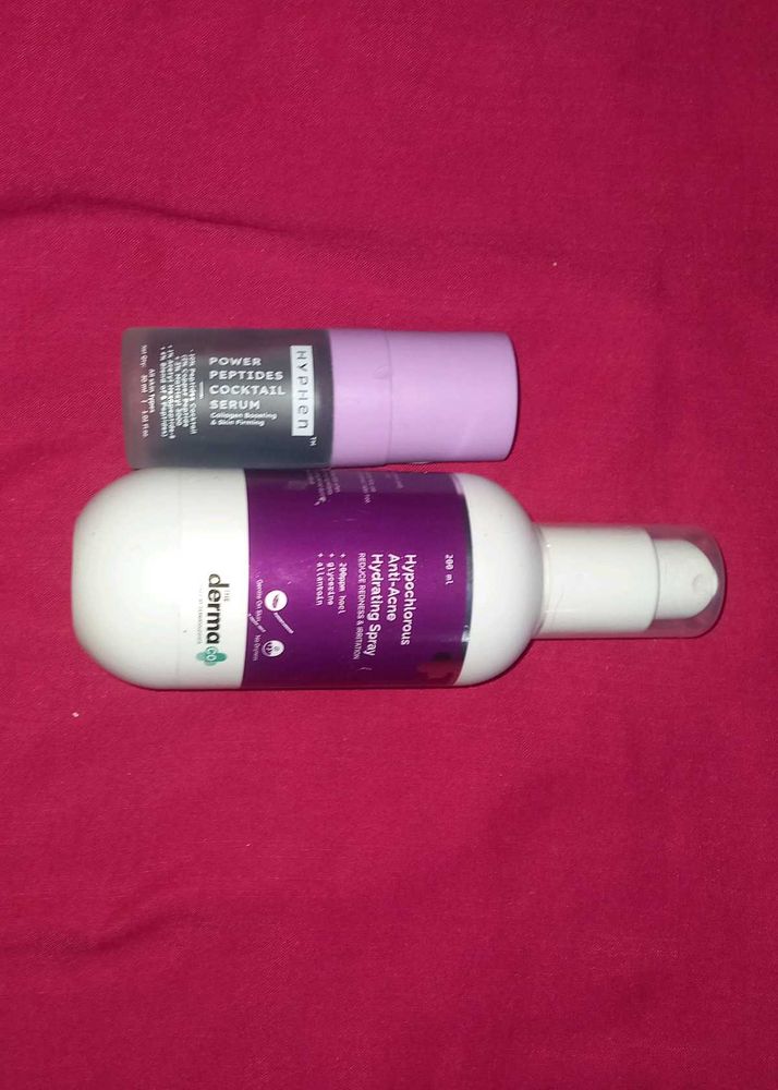 Copper Peptide Serum And Hocl Spray