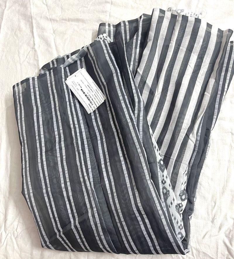 Striped Ready To Wear Saree